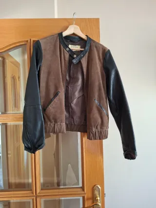 Chaqueta Mango Cuello Redondo