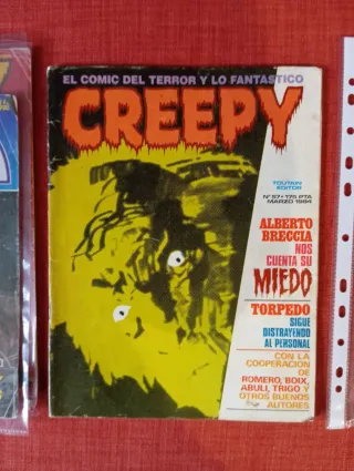 Lote 3 cómics de Terror Vintage: Creepy + Horror.