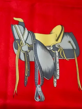 Foulard Hermes Seta Vintage Cavalli