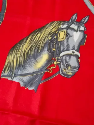 Foulard Hermes Seta Vintage Cavalli
