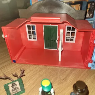 Playmobil Western Sheriff y Banco