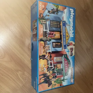 Playmobil Western Sheriff y Banco