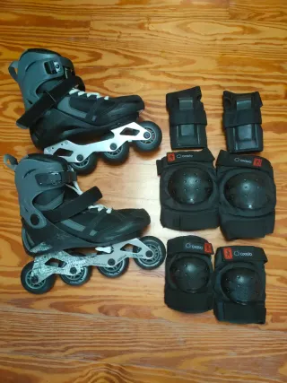 Patines Oxelo con protecciones