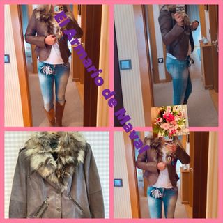 Cazadora Biker Piel Roberto Verino