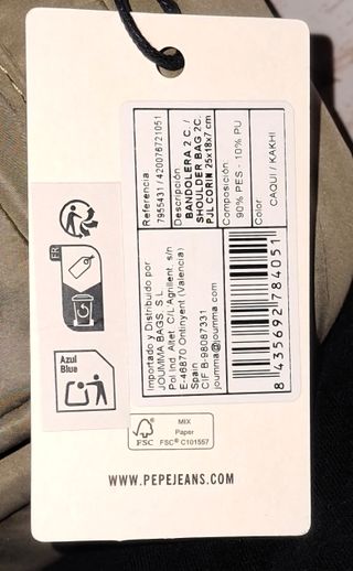 Bolso Pepe Jeans Beige