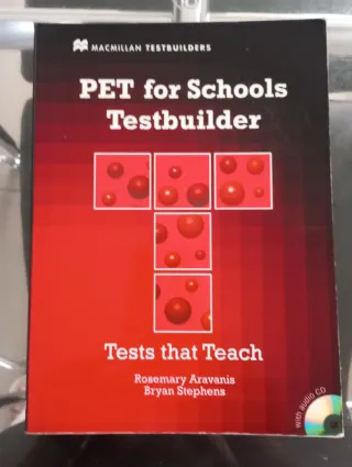 Libro PET FOR SCHOOLS TESTBUILDER