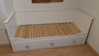 Cama Hemnes IKEA Blanca desmontada