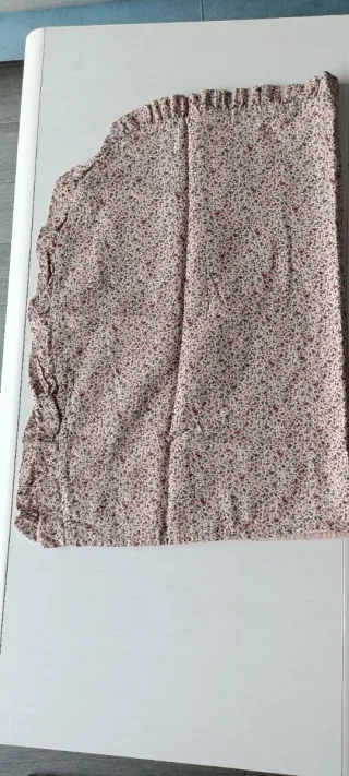 Manta/arrullo floral La Giraffa Bianca e Blu