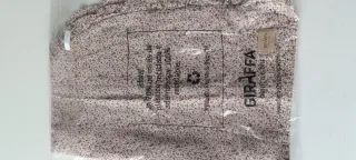 Manta/arrullo floral La Giraffa Bianca e Blu