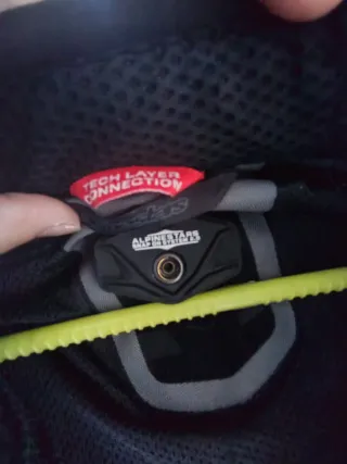 Chaqueta Moto Alpinestars Negra y Rosa