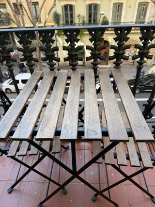 Mesa y 2 Sillas Terraza Ikea