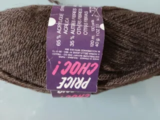 9 gomitoli filato marrone Phildar