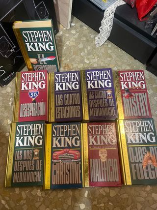 Lote de 9 libros de Stephen King
