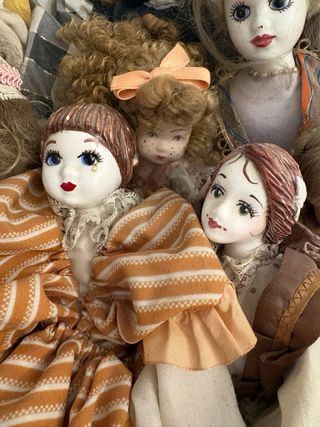 10 Bambole Ceramica
