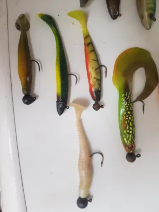 Lote señuelos pesca (pikies)