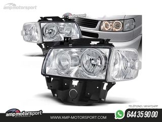 FAROS DELANTEROS OJOS DE ANGEL PARA VOLKSWAGEN T4 MULTIVAN / CARAVELLE
