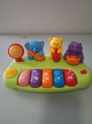 Piano infantil musical con animales
