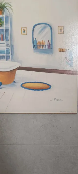 Cuadro baño J. Sillero