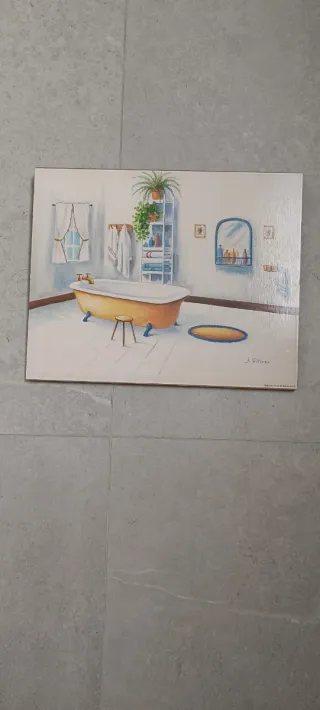 Cuadro baño J. Sillero