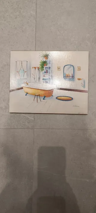 Cuadro baño J. Sillero