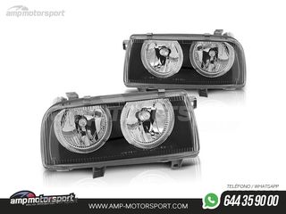 FAROS DELANTEROS OJOS DE ANGEL PARA VOLKSWAGEN VENTO
