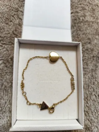 Pulsera Guess Dorada Original con Caja