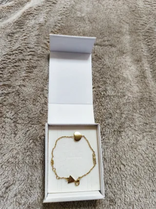 Pulsera Guess Dorada Original con Caja