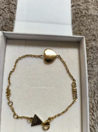 Pulsera Guess Dorada Original con Caja