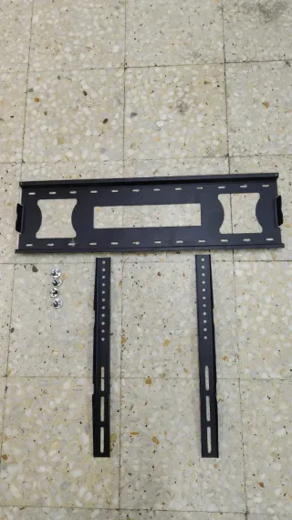 Soporte pared TV negro