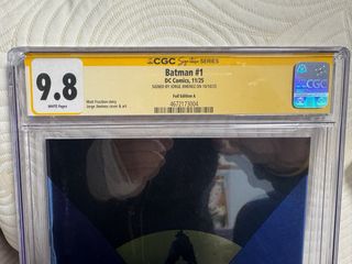 Comic Batman #1 firmado jorge jimenez CGC 9.8