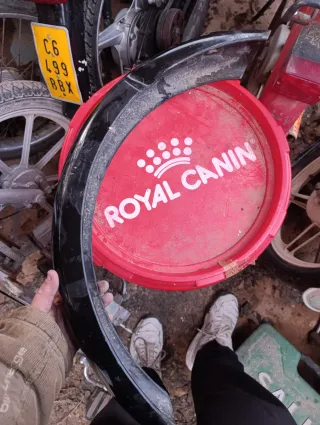 Guardabarros trasero Vespino AL-ALX negro