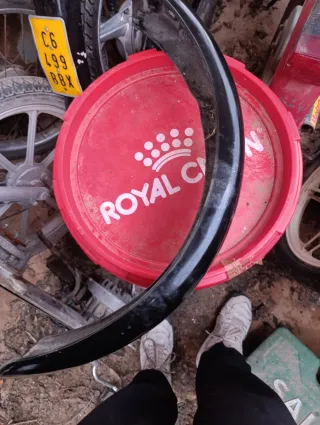 Guardabarros trasero Vespino AL-ALX negro