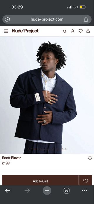 Traje Nude Project Raya Azul