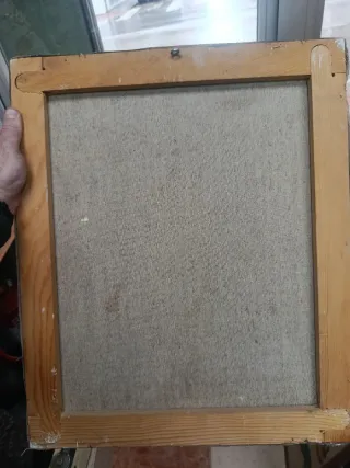 Óleo sobre lienzo Alpujarras antiguo