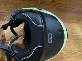 Casco Unik Scooter Negro y Amarillo