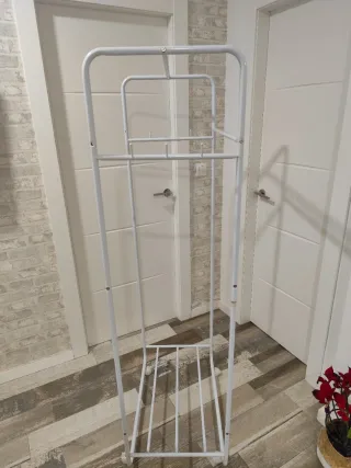 Burra perchero blanca