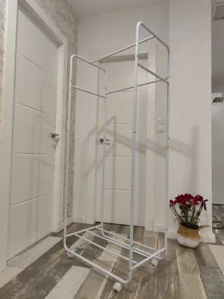 Burra perchero blanca