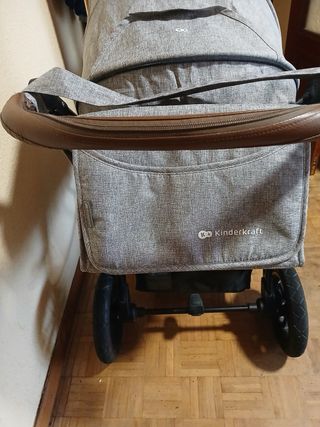 Silla de paseo 3 en 1: moisés y portabebés