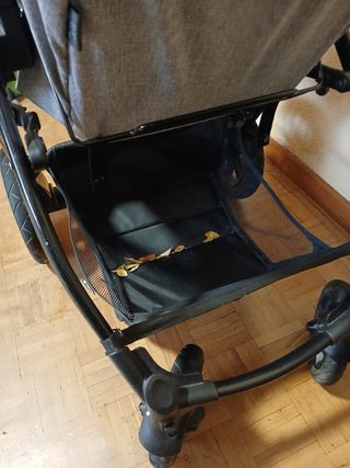 Silla de paseo 3 en 1: moisés y portabebés