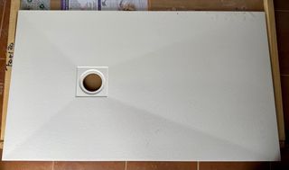 Plato de ducha de resina blanco