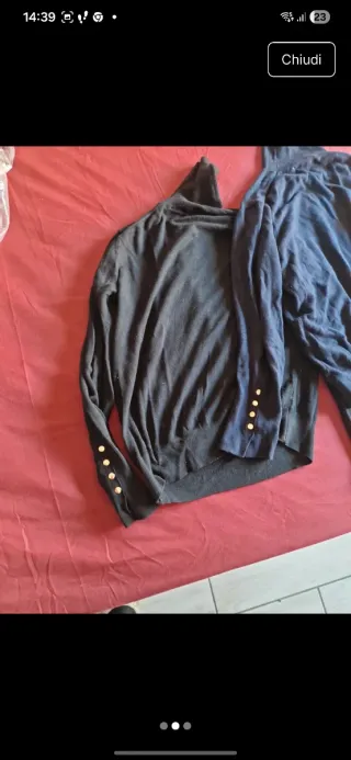 Maglioni collo alto donna neri e blu