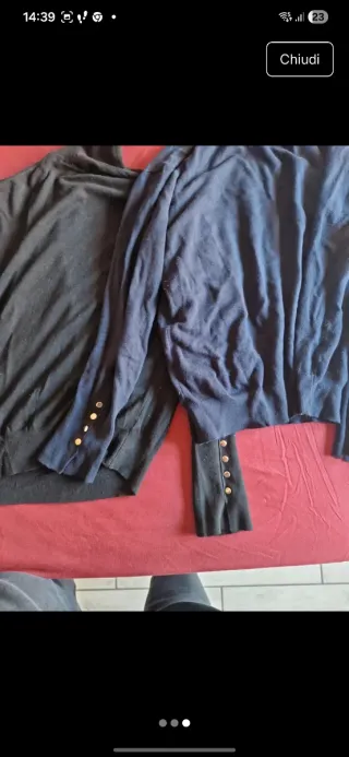 Maglioni collo alto donna neri e blu