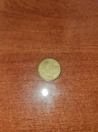 Moneda 10 céntimos Italia 2002