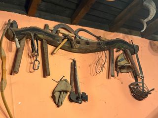 Antigüedad: Colección de herramientas agrícolas