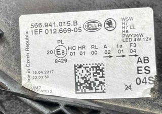 Faro izquierdo skoda 566941015b kodiaq 1.4 138728