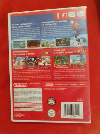 JUEGO SUPER MARIO BROS WII NINTENDO WII U