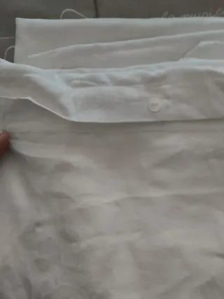Copripiumino singolo bianco.