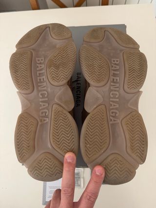 Zapatillas Balenciaga Triple S Beige/Marrón