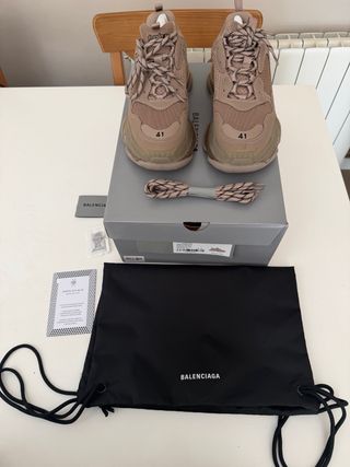 Zapatillas Balenciaga Triple S Beige/Marrón