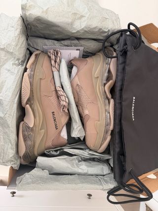 Zapatillas Balenciaga Triple S Beige/Marrón